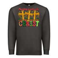 Smoke christmas begins with christ Premium Sweatshirt - CowhideDigitalArt