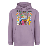 Lavender Oh For Peeps Sake Easter Heavyweight Hoodie - CowhideDigitalArt