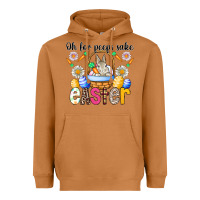 Meerkat Oh For Peeps Sake Easter Heavyweight Hoodie - CowhideDigitalArt