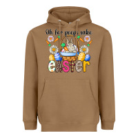 Toasted Coconut Oh For Peeps Sake Easter Heavyweight Hoodie - CowhideDigitalArt