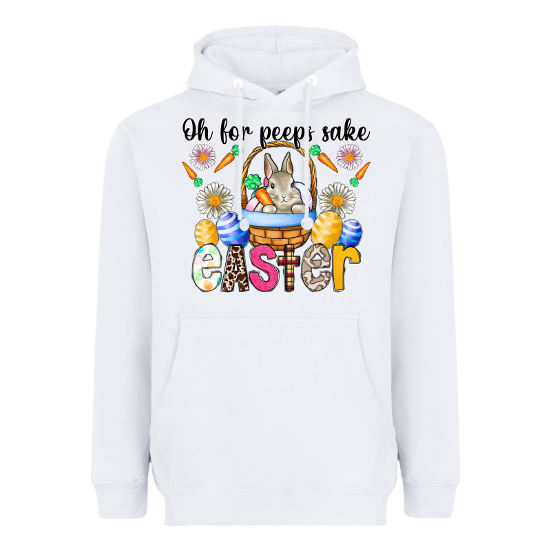 Oh For Peeps Sake Easter Heavyweight Hoodie by CowhideDigitalArt | Teevron