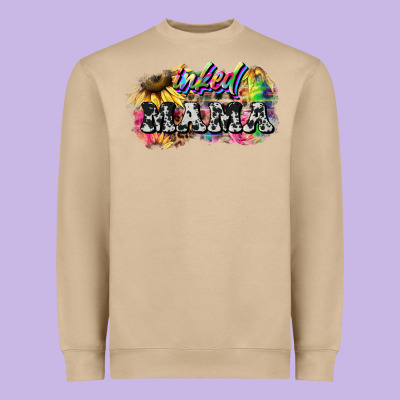 Inked Mama Mother's Day Heavyweight Sweatshirt Designed By Howdyjamesfarm