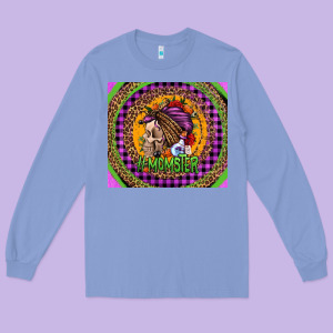 Momster Halloween Momlife Long Sleeve Tee Designed By Jasminsmagicworld