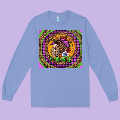Momster Halloween Momlife Long Sleeve Tee Designed By Jasminsmagicworld