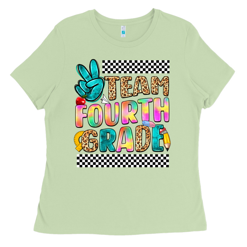 Team Fourth Grade Ladies Tee by NancyCooperArtShop | Teevron