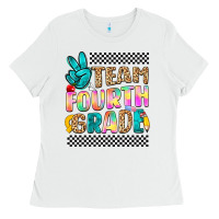 White team fourth grade Ladies Tee - NancyCooperArtShop