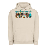 Pigment French Oak you had me at coffee Urban Hoodie - Artiststas