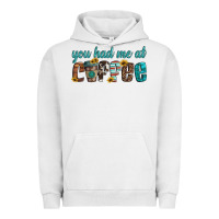 Pigment Lunar Rock you had me at coffee Urban Hoodie - Artiststas