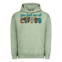 Pigment Oil Green you had me at coffee Urban Hoodie - Artiststas