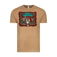 Vintage Camel merry christmas bull skull Vintage Tee - RanaPortraitStore