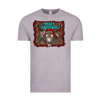 Vintage Zinc merry christmas bull skull Vintage Tee - RanaPortraitStore