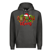 Charcoal Heather Christmas Grammy Claus Mother's Day Premium Hoodie - FaDigitalArtStudio