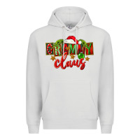 Dove Grey Christmas Grammy Claus Mother's Day Premium Hoodie - FaDigitalArtStudio