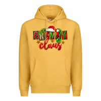 Mustard Christmas Grammy Claus Mother's Day Premium Hoodie - FaDigitalArtStudio