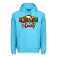 Ocean Blue Christmas Grammy Claus Mother's Day Premium Hoodie - FaDigitalArtStudio