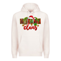 Pale Pink Christmas Grammy Claus Mother's Day Premium Hoodie - FaDigitalArtStudio