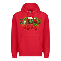 Red Christmas Grammy Claus Mother's Day Premium Hoodie - FaDigitalArtStudio