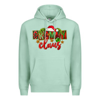 Seafoam Christmas Grammy Claus Mother's Day Premium Hoodie - FaDigitalArtStudio
