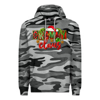 Slate Camo Christmas Grammy Claus Mother's Day Premium Hoodie - FaDigitalArtStudio