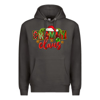 Smoke Christmas Grammy Claus Mother's Day Premium Hoodie - FaDigitalArtStudio