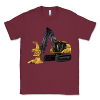 Burgundy Feller Buncher Classic Tee - LillyAllenDesigns