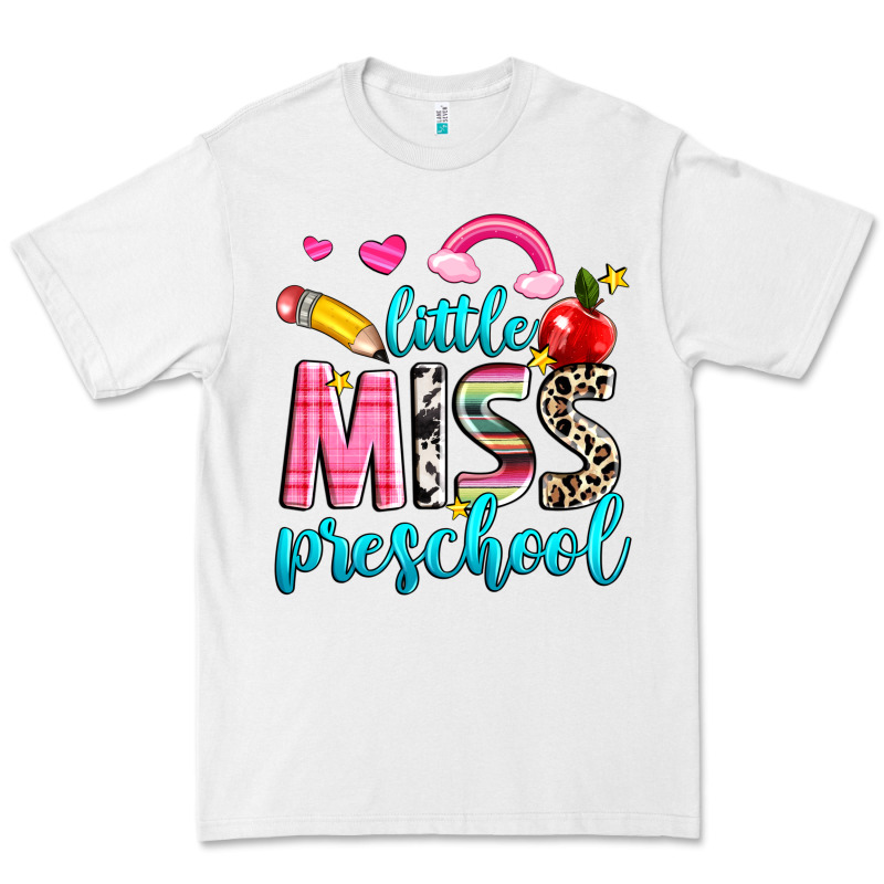 Little Miss Preschool Premium Tee by NancyCooperArtShop | Teevron