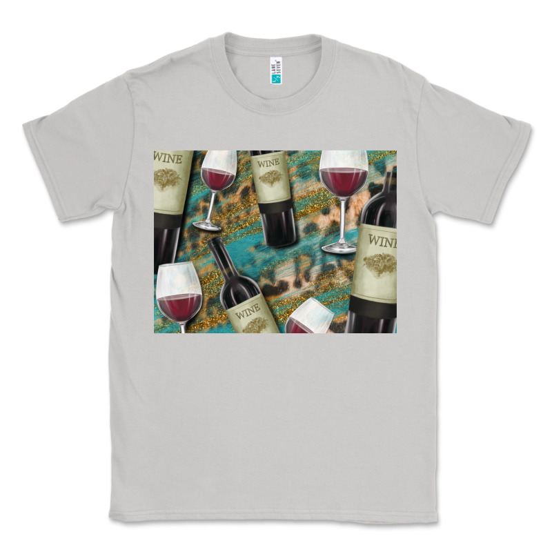 California Wine With Leopard Background Classic Tee by Bettercallsaul | Teevron