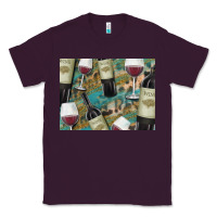 Plum California Wine with Leopard Background Classic Tee - Bettercallsaul