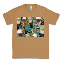 Toasted Coconut California Wine with Leopard Background Classic Tee - Bettercallsaul