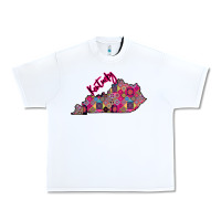 White Pink Kentucky Urban Heavy Tee - Bettercallsaul
