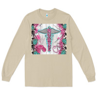 Mushroom nurse Long Sleeve Tee - TumblerDesignByShophia
