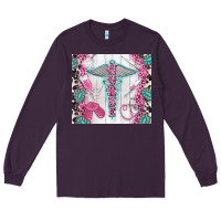 Plum nurse Long Sleeve Tee - TumblerDesignByShophia