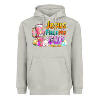 Moon Dust Jesus Fills My Cup Easter Heavyweight Hoodie - CowhideDigitalArt