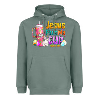 Sage Jesus Fills My Cup Easter Heavyweight Hoodie - CowhideDigitalArt