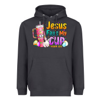 Smoke Jesus Fills My Cup Easter Heavyweight Hoodie - CowhideDigitalArt