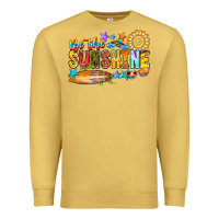 Antique Gold be the sunshine Premium Sweatshirt - CowhideDigitalArt
