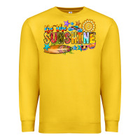 Lemon be the sunshine Premium Sweatshirt - CowhideDigitalArt
