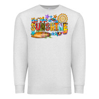 Oatmeal Heather be the sunshine Premium Sweatshirt - CowhideDigitalArt