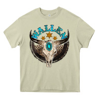Mossy wallen with bull skull Heavy Core Tee - NancyCooperArtShop