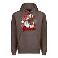 Coffee african american santa believe Premium Hoodie - RanaPortraitStore