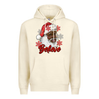 Sandshell african american santa believe Premium Hoodie - RanaPortraitStore