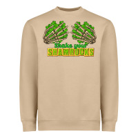 Mushroom Shake Your Shamrocks St. Patrick's Day Heavyweight Sweatshirt - CowGirlArtShop