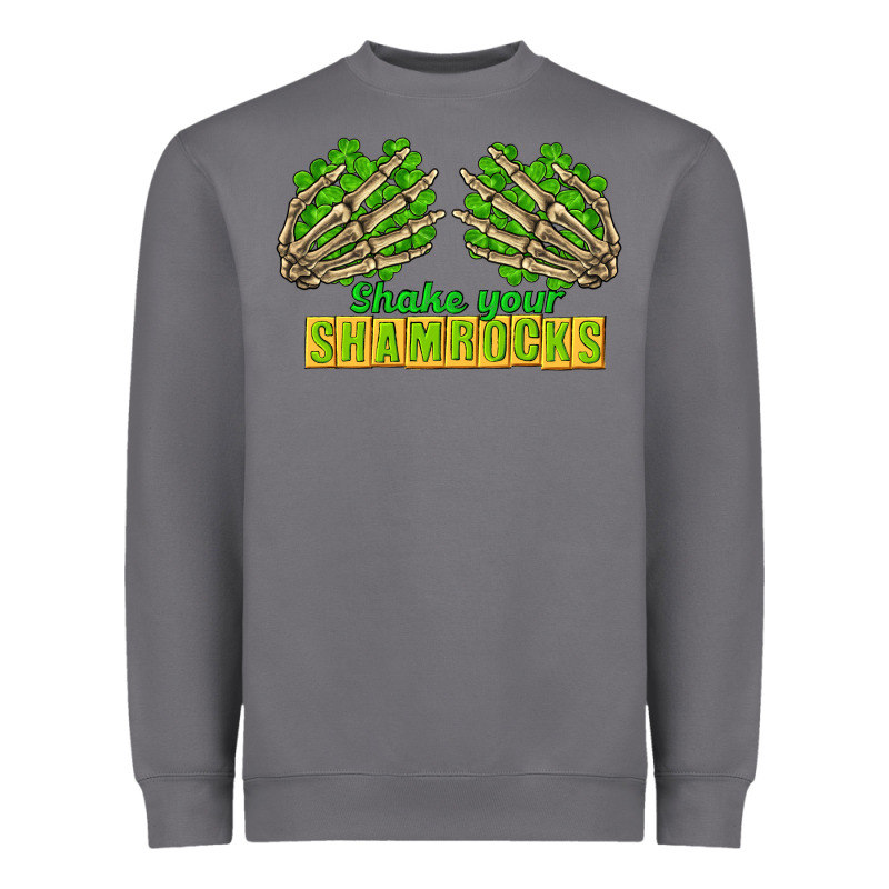 Shake Your Shamrocks St. Patrick's Day Heavyweight Sweatshirt by CowGirlArtShop | Teevron