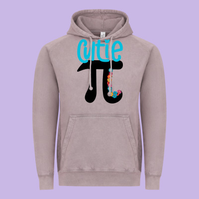 Cutie Pi Vintage Hoodie Designed By Bettercallsaul