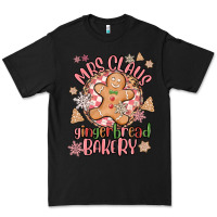 Black mrs claus gingerbread bakery Premium Tee - MaliasSmallBusiness