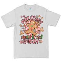 Dove Grey mrs claus gingerbread bakery Premium Tee - MaliasSmallBusiness