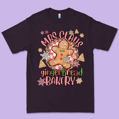 Mrs Claus Gingerbread Bakery Premium Tee Designed By Maliassmallbusiness