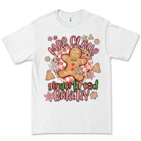 White mrs claus gingerbread bakery Premium Tee - MaliasSmallBusiness