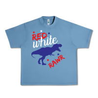 Pebble Blue 4th of July Dinosaur Urban Heavy Tee - Bettercallsaul