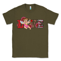 Army Green valentine's day cupid sunflowers love Classic Tee - RanaPortraitStore